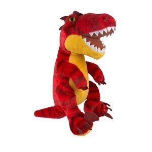 Build-a-Bear Red T-Rex Plush Stuffed Animal Dinosaur Claws Teeth Soft Toy